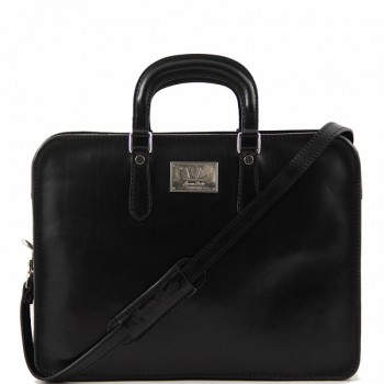 Кожаный портфель Tuscany Leather Alba TL140961 black